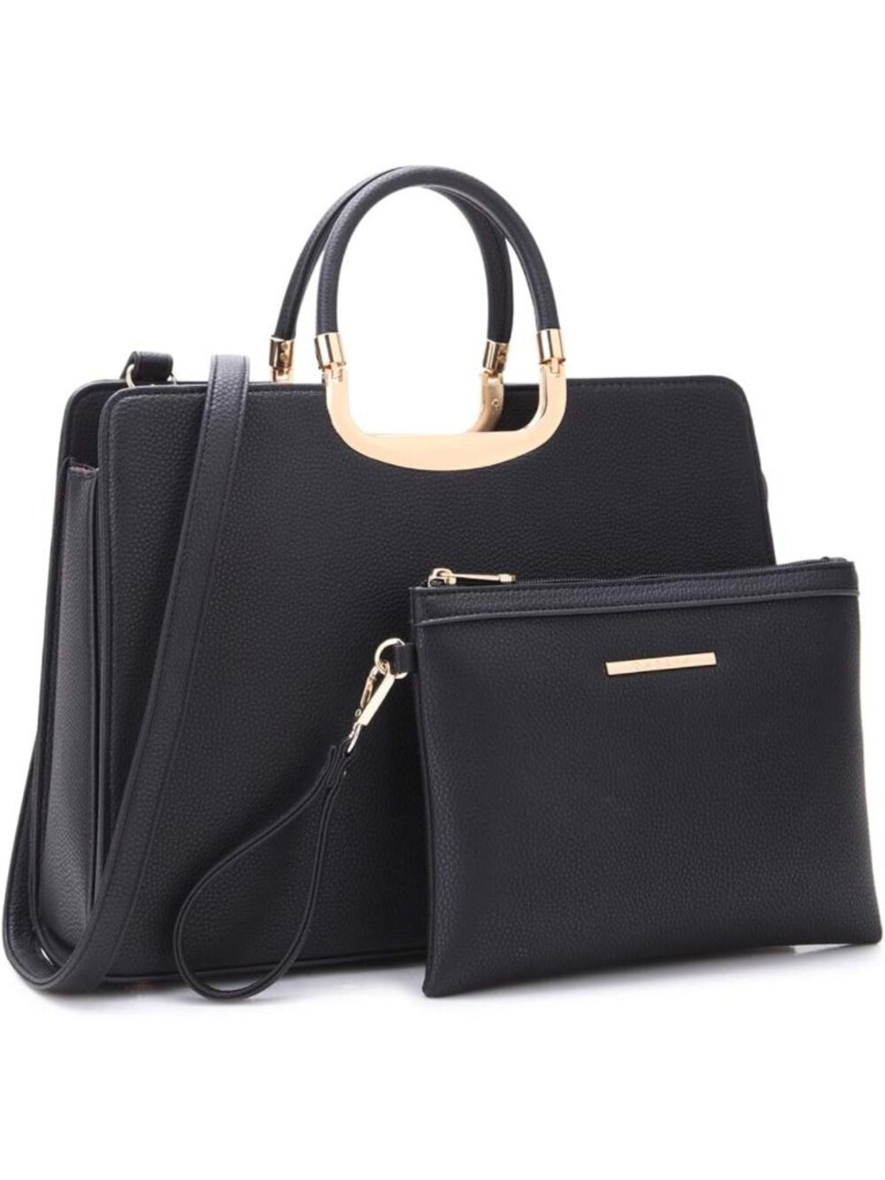 Stylish Women's Tote Handbag & Matching Wallet - Versatile Satchel for Work